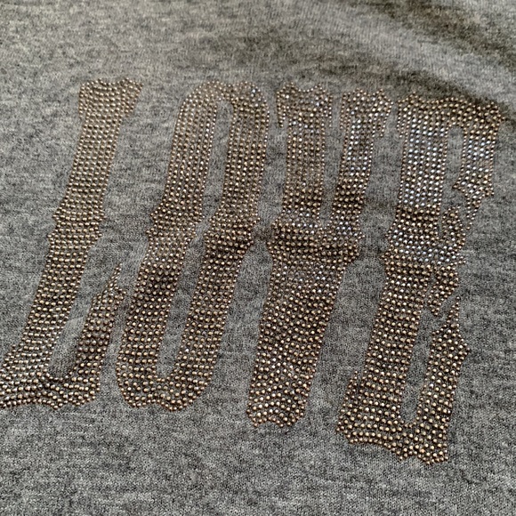 ZADIG & VOLTAIRE “LOVE” Miss bis embellished cashmere sweater - Picture 2 of 7